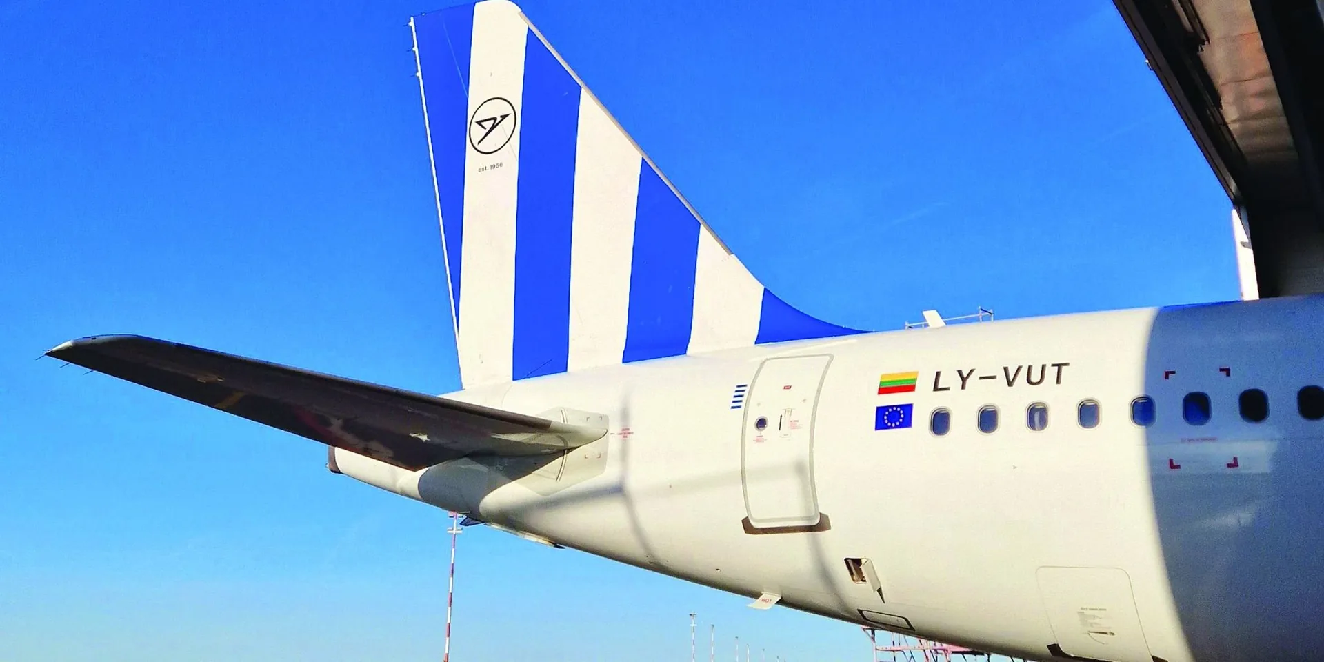 Tail of a Condor-liveried aircraft after the rebrand